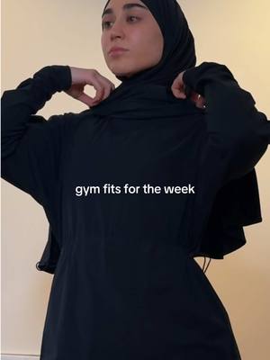 A post by @leanadeeb on TikTok caption: My go to modest gym fits ✨  @Gymshark is still having their mid season sale 🤍 up to 50% off + an extra 10% off with code “Leana10”  All my fits listed below from gymshark  Fit 1:  - Leana x GS training tee brown: size XL - Leana x GS flared pant: size M  - Leana x GS hijab wrap in brown  Fit 2:  - longline top: Size L  - men’s essential tee: Size XL - covered jogger: Size L  - gymshark seamless hijab  Fit 3:  - Leana x GS grey longline zip hoodie:  Size XL  - Leana x GS navy training jogger:  Size L  - Leana x GS navy midi top: Size L  - Leana x GS hijab wrap in black  Fit 4:  - Leana x GS tunic top in black: size L  - Leana x GS flared pant in black: size M  - gymshark black hijab scarf  #ad  🤍🤍🤍