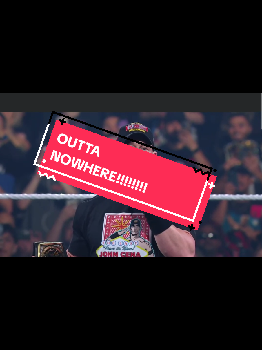 A post by @_suzzyq_ on TikTok caption: OUTTA NOWHERE!!!!! Ahhhhhhh!!!!!! We are getting Cena VS Orton. One last time!  #wwe #wrestling #wwefans #wweuniverse #mondaynightraw #suzzyq 