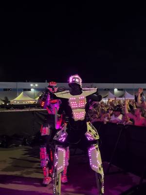 A post by @saps_entertainment on TikTok caption: This ain’t your average concert… SAPS robots pulled up. #sapsent 