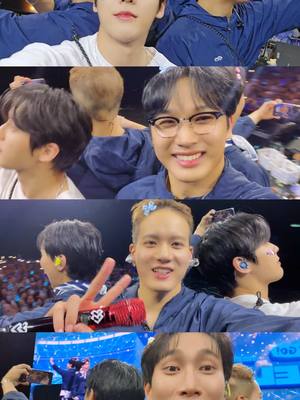A post by @btob.company on TikTok caption: 쿠알라룸푸르에서 다 같이 빙글뱅글🌀💙 #비투비 #BTOB #321GO_MELympic  #서은광 #SEOEUNKWANG #이민혁 #LEEMINHYUK #임현식 #LIMHYUNSIK #프니엘 #PENIEL 