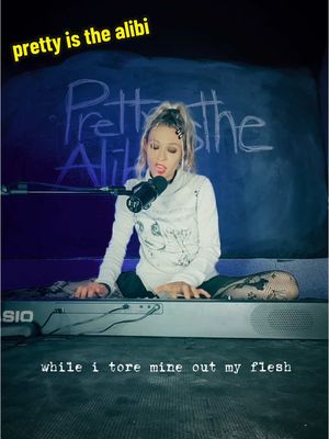 A post by @wearetheprettywild on TikTok caption: wrote this today chat🖤 black lilith is in scorpio rn…idk  #theprettywildmusic #piano #acoustic #metalcore #prettyisthealibi #metalcoreacoustic #shadowwork #singer