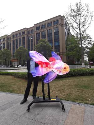 A post by @yihongtechnology on TikTok caption: 3D Holographic Fan: Unleashing Mesmerizing Floating Visuals #3d #ledfan #holographic #hightech #3dledfan #leddisplay #advertising #fyp