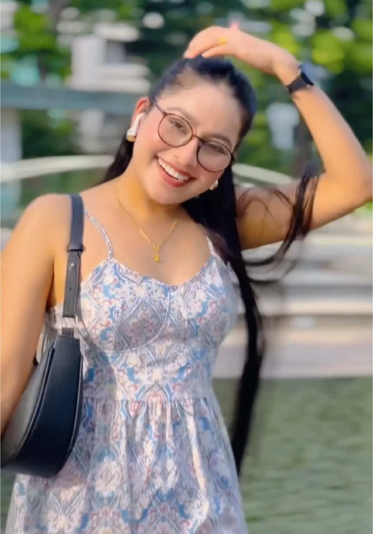 A post by @lax_mee_dhakal on TikTok caption: ❤️❤️#fly🌺  
