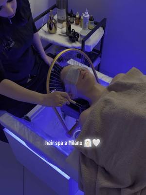 A post by @sofiacrisafulli on TikTok caption: il momento più rilassante di sempre😫🤍 @Luciano Colombo Hairstyling *supplied