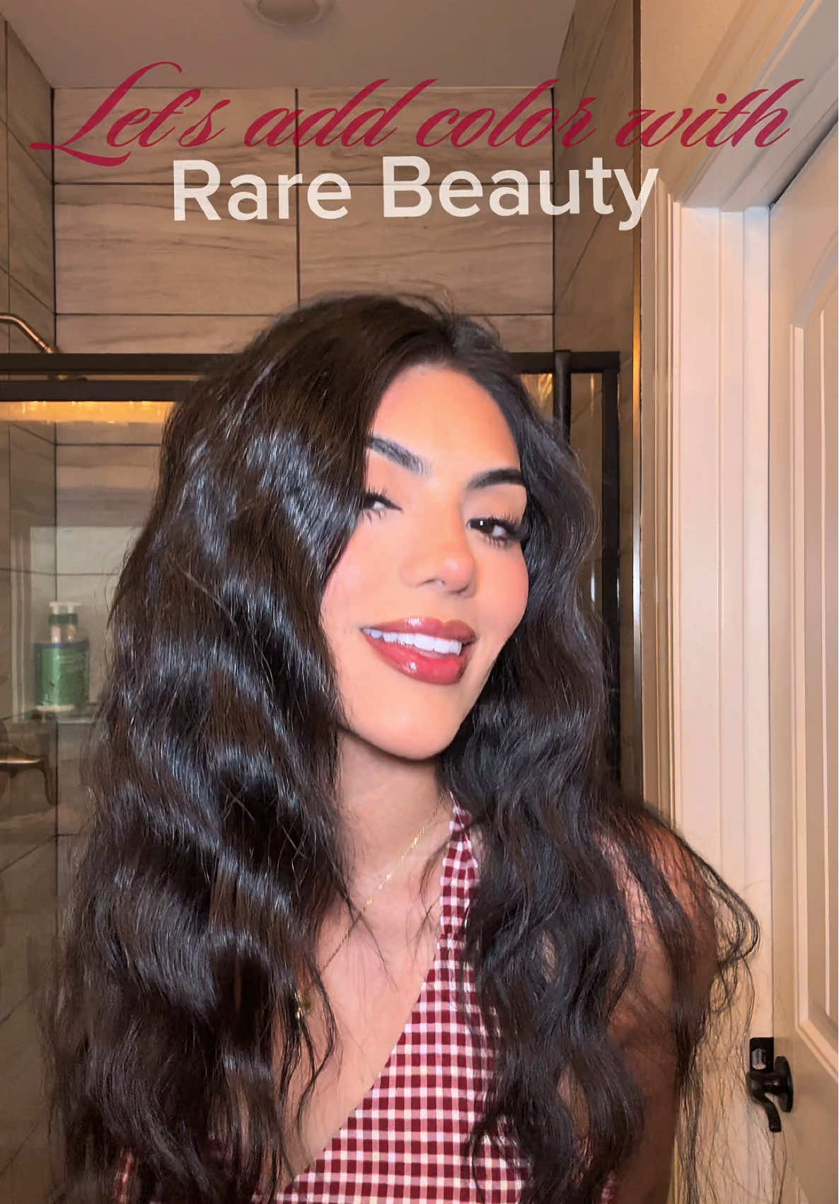 A post by @vraamosmakeup on TikTok caption: The new @Rare Beauty blushes are so good!!!!!! #rarebeautyblush #rarebeautymakeup #rarebeautylipoil #rarebeauty 