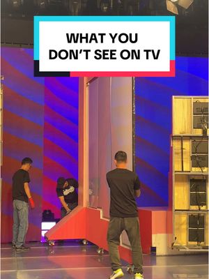 A post by @itsshowtimena on TikTok caption: Ganito sa showtime behind-the-scenes! 😉 #ItsShowtime #ABSCBN #ViceGanda #bts 