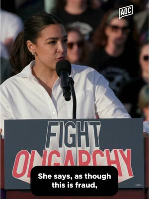 A post by @aoc on TikTok caption: A note for Fox News hosts. When Social Security provides benefits for babies whose parents have passed away, that's not "waste." That's called humanity.  #AOC 