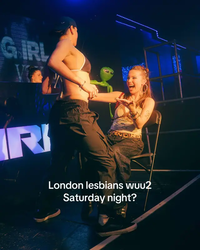 A post by @g.irlevents on TikTok caption: ready for a Y2K themed club night? sat 26th at Vauxhall 🦋🎀 #wuhluhwuh #lesbiansoftiktok #london 