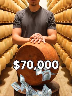 A post by @flakeysalt on TikTok caption: The worlds most expensive cheese #fyp #chef 