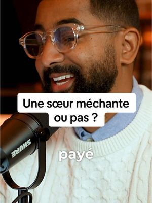 A post by @jamesetshona on TikTok caption: Alors vous en pensez quoi ? Méchante ou protectrice ? 😈😇