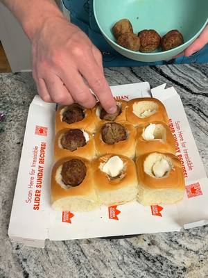 A post by @fooddudescook on TikTok caption: Learned this meatball slider recipe in Hawaii #simplemeals #easyrecipe #cooking 