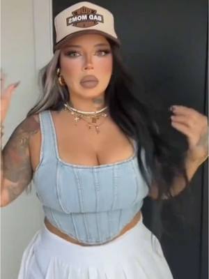 A post by @radxmama_ on TikTok caption: craving a country concert ❤️‍🔥 boots I found on @ebay !! will 🔗 all outfit details on LTK<3 wearing @TTDeye Colored Contact Lens 'crystal mist brown' code: radx09 #countryconcert #countryconcertoutfit #westernfashion #truckerhat #ootdinspo #springfashion #springhair #halara 
