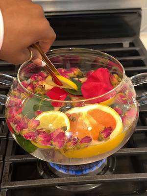 A post by @reignstormpit on TikTok caption: Pet-Friendly Spring Time Simmer Pot 💐🌿 This Simmer Pot Had My Entire House Smelling Like A Flower Shop . #simmerpot #asmr #asmrsounds #satisfying #satisfyingvideo #flowers 