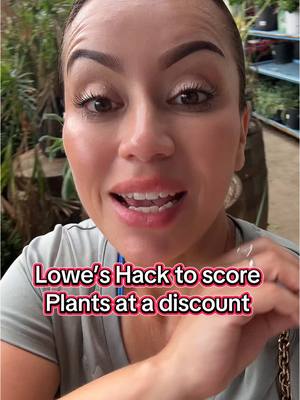 A post by @couponing4beginners on TikTok caption: 😃🙌🏼My Lowe’s Hack to score some of my favorite plants for a fraction of the price! Just add water, fertilizer, give them love 🩷 and attention—you should be set! #couponing4beginners #lowes #planthack #clearance 