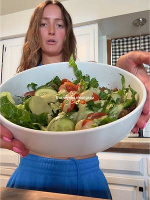 A post by @madisprayy on TikTok caption: #highprotein #mealprep #highproteinmeals 