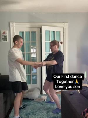 A post by @unpredictable_scorpio on TikTok caption: First dance with my son TikTok muted our whole video #newpost #everywhere #fleetwood #dance #momandson #vibe #scorpio #massachusetts #behappy #evenwhenyoursad #thelittlethings #memories 