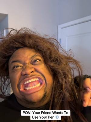 A post by @suburban_prince on TikTok caption: POV: your friend wants to use your pen 💨 @michaelpavlik 
