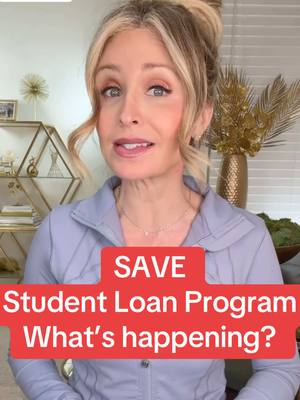 A post by @lisaremillard on TikTok caption: #saveprogram #studentloans #educationdepartment What is happening with your SAVE income driven repayment program? Especially since the Dept of Education is about to send loans in default to collections. This video explains why the courts gave blocked SAVE 