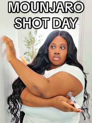 A post by @thekarlatobie on TikTok caption: Week 10 on Mounjaro… and babyyyyy — 25 pounds GONE?? 😍💁🏾‍♀️ This 5mg dose been working quietly, okay?? Appetite’s manageable, I feel lighter, and I’m proud of ME. 🔥🗣️  But lemme tell you something… I tried the back of the arm for the first time and The pinch was real af 😂😭 GLP1 girlies — how’s your GLP1 treating YOU?? Wins, struggles, shot location stories ?? 💬  Spill it below. We’re comparing notes, not gatekeeping. ⸻ #MounjaroChronicles #MounjaroUpdate #Week10CheckIn #25PoundsDown #5mgGang #GLP1Journey #PlusSizeBaddie #MounjaroRealness #ShotTalk #WeightLossDiaries #HealthyCurves #BackOfArmDrama #Tirzepatide
