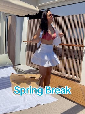 A post by @glamdapper on TikTok caption: This Spring Break felt different, and in the best way possible. I enjoyed the sea breeze, relaxing moments in the beach club, and slow evenings that reminded me of the comfort found in stillness. The peace and quiet were a true luxury. @Nordstrom #NordstromPartner #SpringBreakVibes #CruiseEscape #QuietLuxury #UnwindInStyle @LTK https://liketk.it/5bQmL #liketkit 