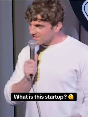 A post by @austinnasso on TikTok caption: Their next product is going to be fire - literally #comedy #standupcomedy #standup #crowdwork #tech #techie #startup 