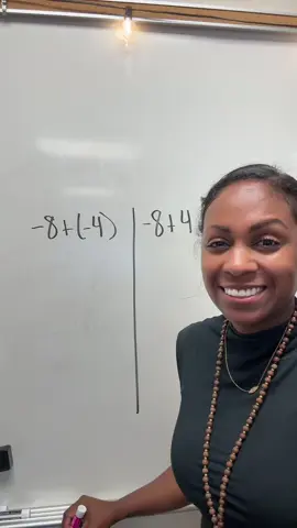A post by @the_mrskelly on TikTok caption: Adding Integers Rules! #mrskellymath #mathtime #EduTok #staartest #mathtips 
