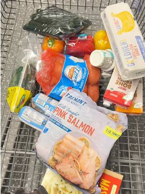 A post by @buhhhhreeee on TikTok caption: I’m running out now 😂 | #biteswithbuhhhhreeee #food #foodie #aldi #aldifinds #groceryhaul 