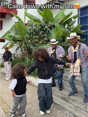 A post by @noelgoescrazy on TikTok caption: Found my mini me in Colombia😍 @Elchocorramitooo 🫶🏿 