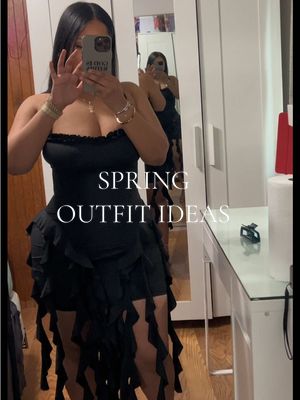 A post by @itsivanilsaa on TikTok caption: The perfect dress for spring! 🔥🤯💐#springfashion #springoutfit #outfitinspo #curvyfashion #viralvideo #amazonfashion #creatorsearchinsights 