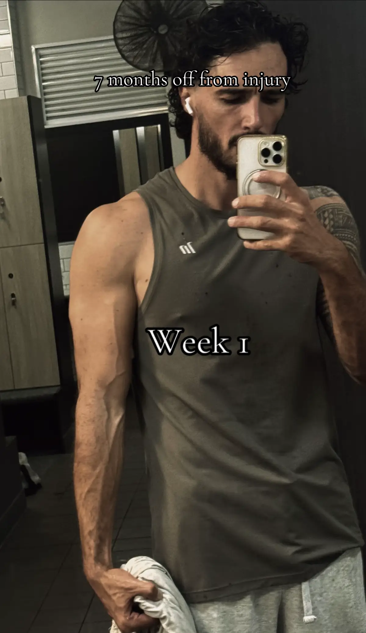 A post by @itsmalikkofficial on TikTok caption: 7 months off from a serious injury we slowly getting back to it 