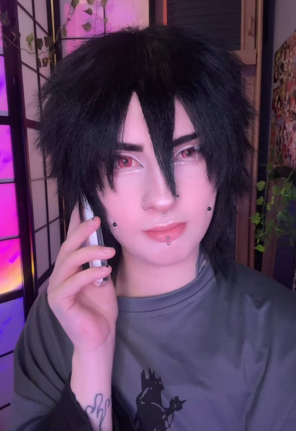 A post by @seneko on TikTok caption: New character unlocked 🔓 #bakugoucosplay #kirishimacosplay #katsukibakugoucosplay #mhacosplay #bnhacosplay 