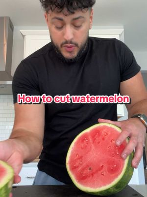A post by @thegoldenbalance on TikTok caption: How to cut watermelon 