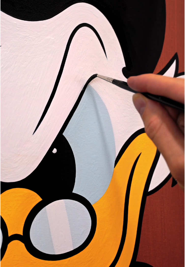 A post by @jamesllewis on TikTok caption: Who does this character remind you of? 🧐 #illustration #Art #painting #ducktales 