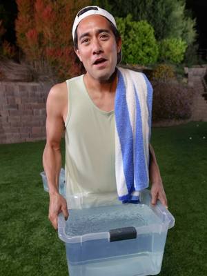 A post by @zachking on TikTok caption: Back in 2014 I did the ice bucket challenge to bring awareness to ALS. This time it's for mental health, supporting the the USC Speak Your Mind Challenge. Nominating Zachary Levi, Chris Pratt, @Terry Crews and @Michelle Khare 