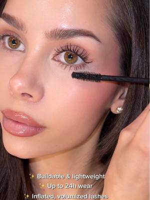 A post by @jennatanisha on TikTok caption: Ad for @Maybelline NY No falsies needed 🙂‍↕️ Colossal Bubble Mascara gives your lashes a MAJORRR volume and length boost, with up to 24h wear 💛  #colossalbubble #bubblemascara #mascara 