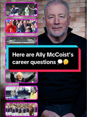 A post by @tntsportsfootball on TikTok caption: Favourite stadium, toughest opponent and more… Here are Ally McCoist’s career questions 💭🤔 #football #soccer #rangers #scotland #rangersfc 