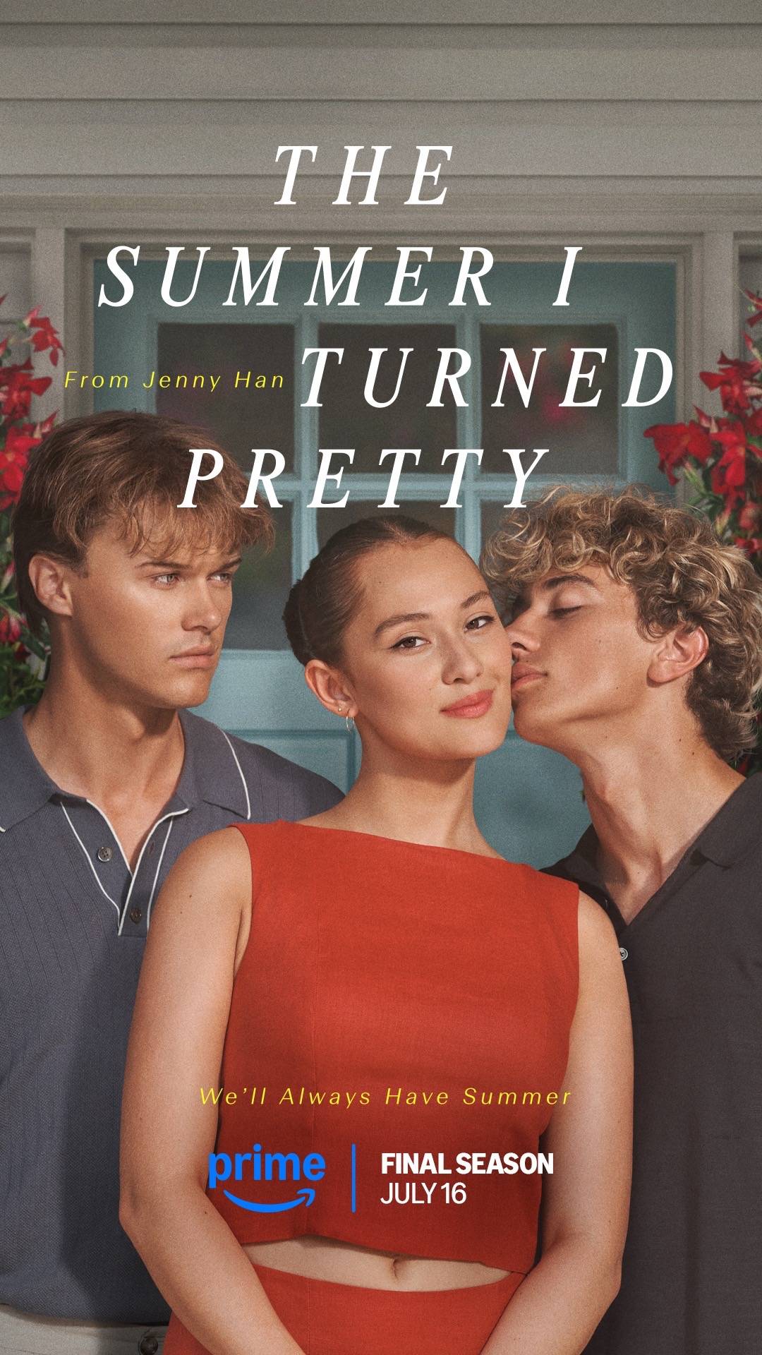 A post by @jennyhan on TikTok caption: I only threw this party for you 🎶 The final chapter begins July 16. #thesummeriturnedpretty #lolatung #chrisbriney #gavincasalegno #tsitp 