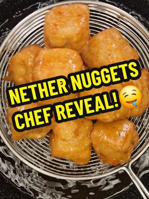 A post by @cookingwlthfred on TikTok caption: Navigating The Nether With McSpicy Nuggets In Hand!🔥🍗 #minecraft #nether #chickennuggets #spicy #mcdonalds #chicken #nuggets #burger #sandwich #macdonalds #fyp 