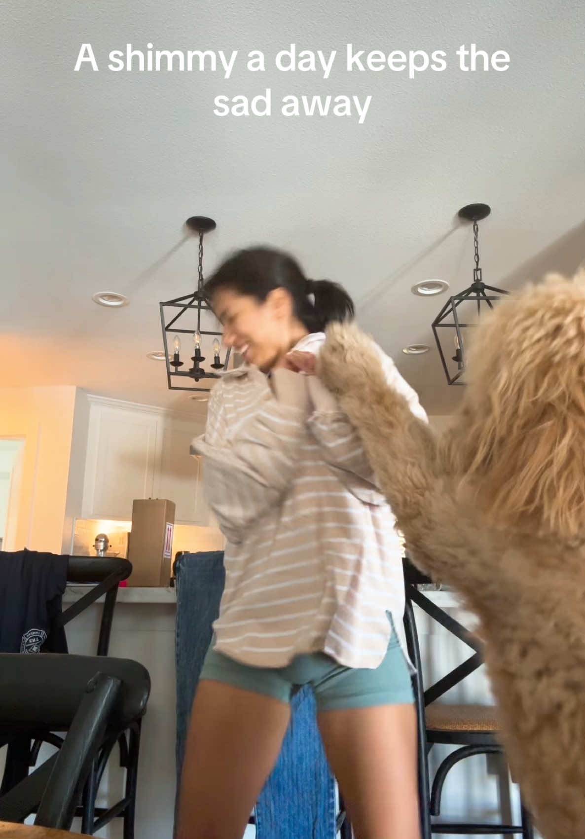 A post by @hannahsifuentes_ on TikTok caption: That’s what @beef lump said, shimmy away. 