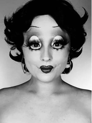 A post by @theroligore on TikTok caption: Betty BOOPs So I’ve been sitting on this look for a while. Pretty unsure if I like it or not. I wanted to make it more dramatic… but in doing so, I now don’t know what to think 😅 #bettyboop 