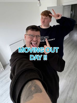 A post by @ieuanjoness on TikTok caption: ITS MOVING OUT DAY AHH 🏡🥹🤍 @Kane Hinge 