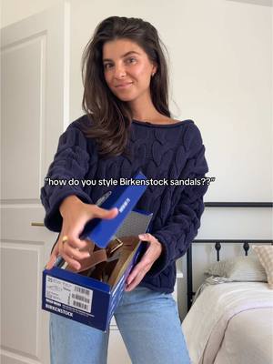 A post by @vivianeaudi on TikTok caption: obsessed with this style!! #birkenstocks #birkenstock #summeroutfit #summeroutfits #springoutfit #springoutfits #springoutfitideas #summersandals 