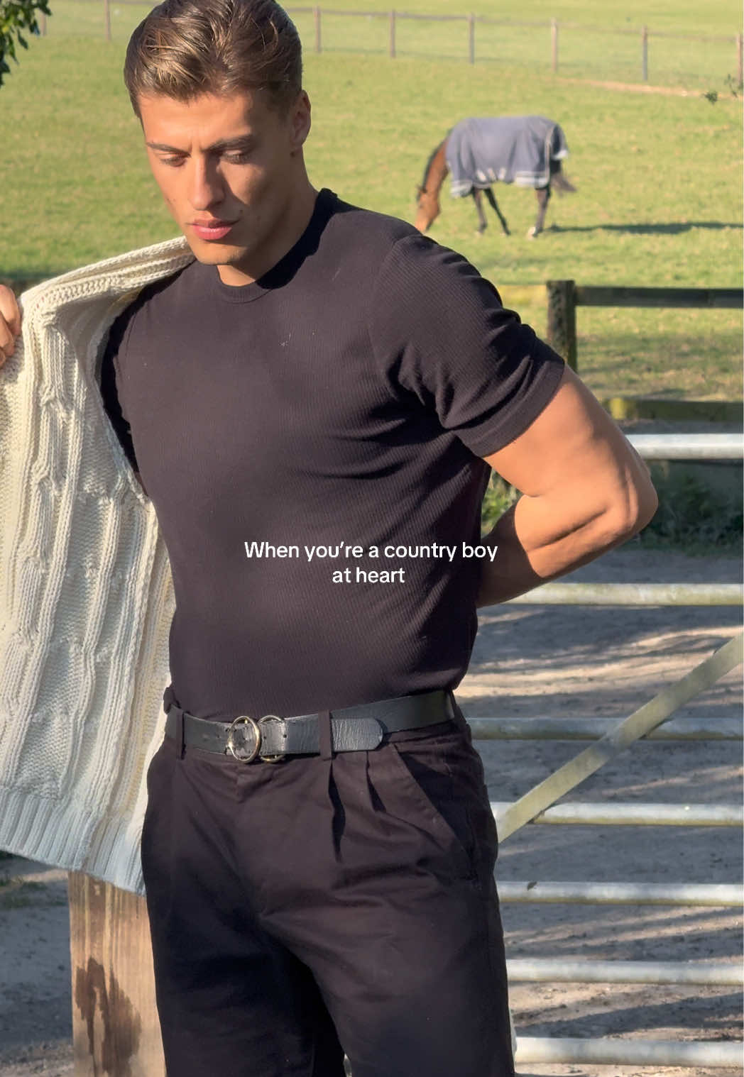 A post by @maxhamilton_ on TikTok caption: The place I love to be 🏕️  🐎 