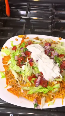 A post by @cookingwithqueenquin on TikTok caption: Not taco Tuesday but loaded nachos it is on a Wednesday yup🤗 #fyp 