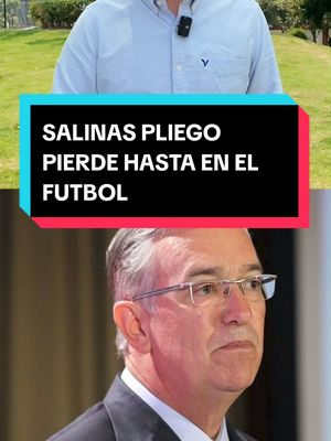 A post by @manuelpedrerooficial on TikTok caption: SALINAS PLIEGO PIERDE HASTA EN EL FUTBOL: PAGARÁ MEGA MULTA POR SUS EQUIPOS | MANUEL PEDRERO