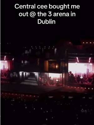 A post by @jordanadetunji on TikTok caption: Love to @CentralCee #jordanadetunji #centralcee #live #dublin 