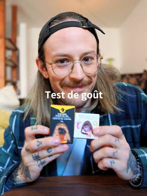 A post by @antoinebcotes on TikTok caption: Test de goût du Berry Blossom et l'autre au caramel salé fleur de sel. Spoiler: TRÈS SUCRÉ. #testdegout #humour #berryblossom #Cherryblossom