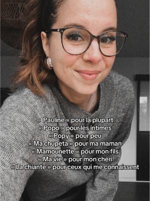 A post by @paulinebcht__ on TikTok caption: Tout ça 🫶🏼 #surnom 