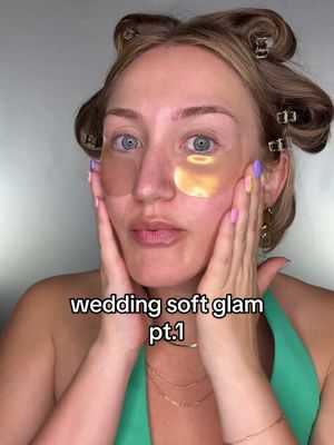 A post by @katiefarhood on TikTok caption: wedding/bridal soft glam tutorial 👰🏼‍♀️💍 all the products are linked in my bio btw 💞 #bridalmakeup #bridalmakeuptutorial #bridesmaidmakeup #weddingguestmakeup #softglammakeup 
