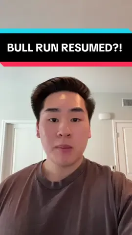 A post by @cryptowithkyle__ on TikTok caption: BULL RUN RESUMED?!   DISCLAIMER: None of this is Financial Advise! This is simply a documentation of my ideas.  #crypto #cryptotrading #cryptoinvesting #investor #trading #finance #cryptonews 
